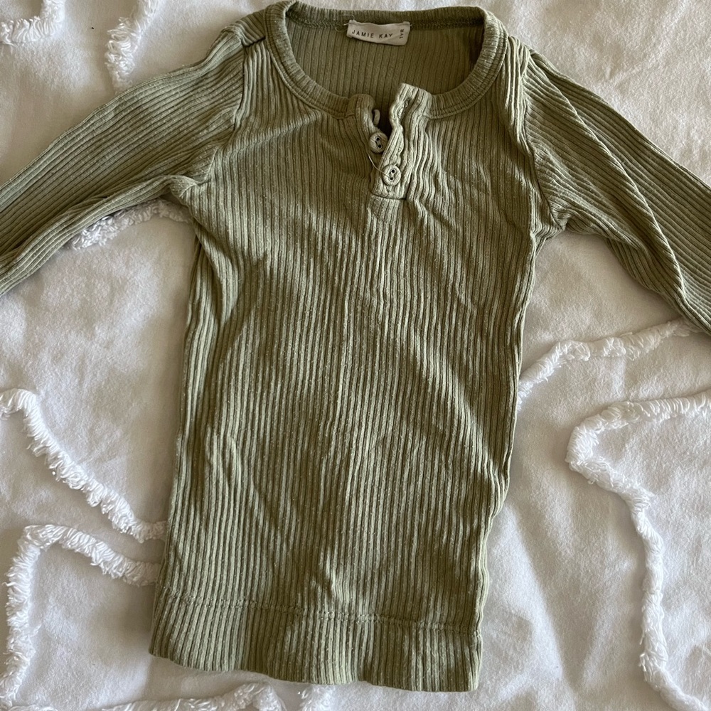 Jamie Kay Ribbed Cotton tee size 1